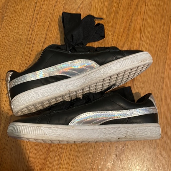 Puma basket heart black and silver Nordstrom edition - Picture 7 of 8